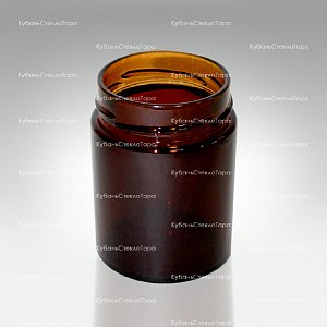 Стеклобанка 0,250 ТВИСТ (66) Deep Ровная (коричневая) банка стеклянная КСТ оптом и по оптовым ценам в Ставрополе