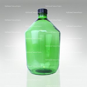 Бутыль 10,0 л Казацкий (зеленый) стеклянный оптом и по оптовым ценам в Ставрополе