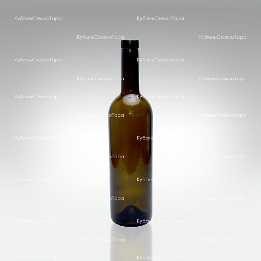 Бутылка 0,750 Бордо оливковая  (20/21/23) стекло оптом и по оптовым ценам в Ставрополе