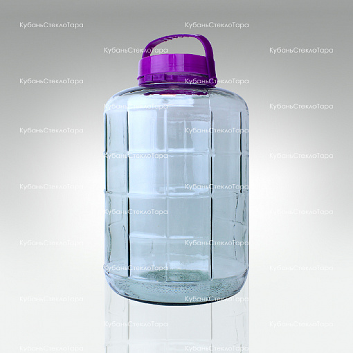 Бутыль (банка) стеклянный "фиолетовая" 20 л оптом и по оптовым ценам в Ставрополе
