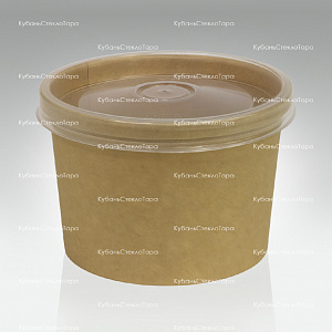 Упаковка для супа 230 мл с пластиковой крышкой оптом и по оптовым ценам в Ставрополе