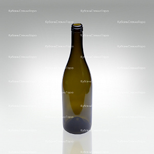 Бутылка 0,750 Бургундия оливковая (20/21/23) стекло оптом и по оптовым ценам в Ставрополе