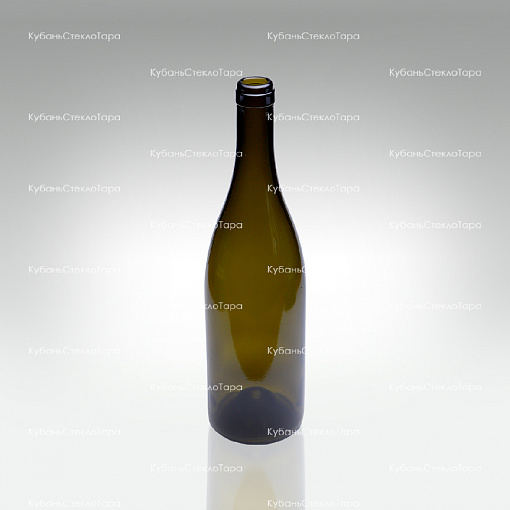 Бутылка 0,750 Бургундия оливковая (20/21/23) стекло оптом и по оптовым ценам в Ставрополе