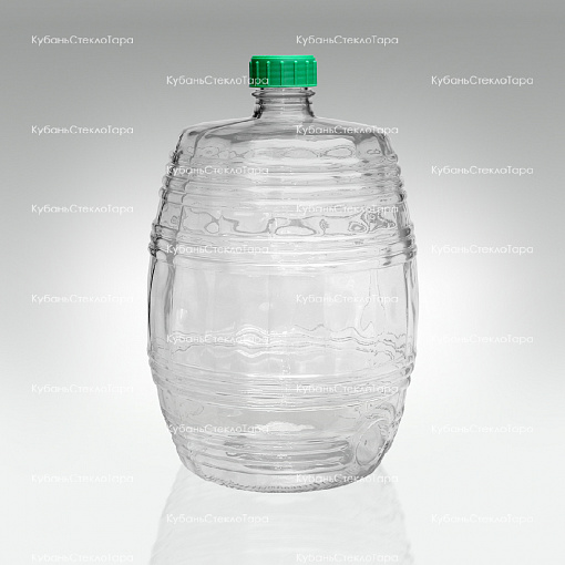 Бутыль 10,0 л Бочонок (прозрачный) стеклянный оптом и по оптовым ценам в Ставрополе