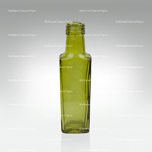 Бутылка 0,100  Гранит ВИНТ (28) Оливковая стекло оптом и по оптовым ценам в Ставрополе
