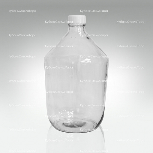 Бутыль 10,0 л Казацкий (прозрачный) стеклянный оптом и по оптовым ценам в Ставрополе