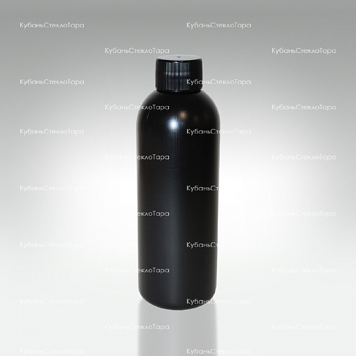 Флакон 0,200 л пластик черный (Din 24/410) оптом и по оптовым ценам в Ставрополе