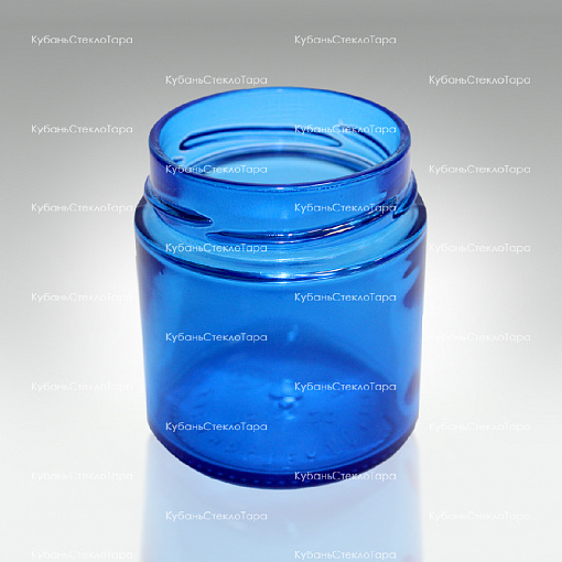 Стеклобанка 0,200  ТВИСТ (66)  Deep (синяя) банка стеклянная КСТ оптом и по оптовым ценам в Ставрополе