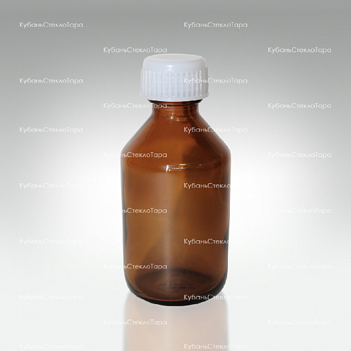 Флакон стеклянный ТВИСТ 50 см3 коричневый (пробка + крышка) оптом и по оптовым ценам в Ставрополе