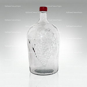 Винная бутылка 5 л (38) стекло с крышкой оптом и по оптовым ценам в Ставрополе