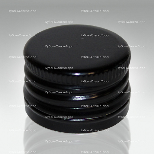Колпачок алюминиевый с резьбой (25*17) черный в Ставрополе оптом и по оптовым ценам