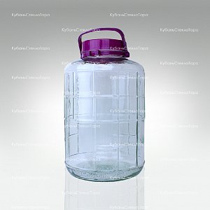 Бутыль (банка) стеклянный "фиолетовая" 16 л оптом и по оптовым ценам в Ставрополе