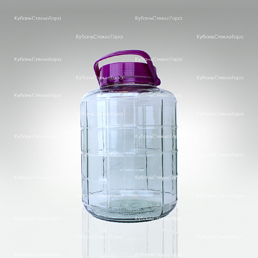 Бутыль (банка) стеклянный "фиолетовая" 12 л оптом и по оптовым ценам в Ставрополе