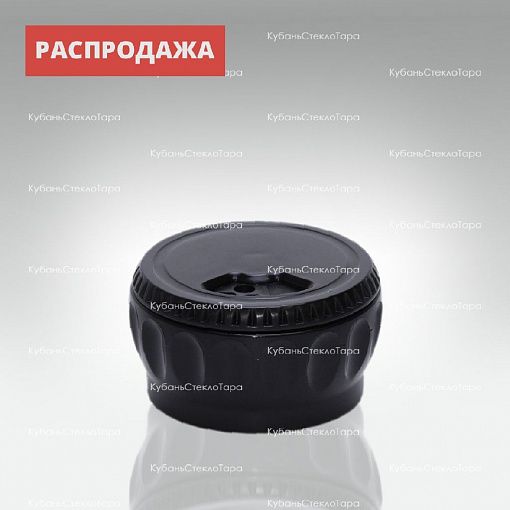 Крышка-дозатор для специй (38) черная   оптом и по оптовым ценам в Ставрополе