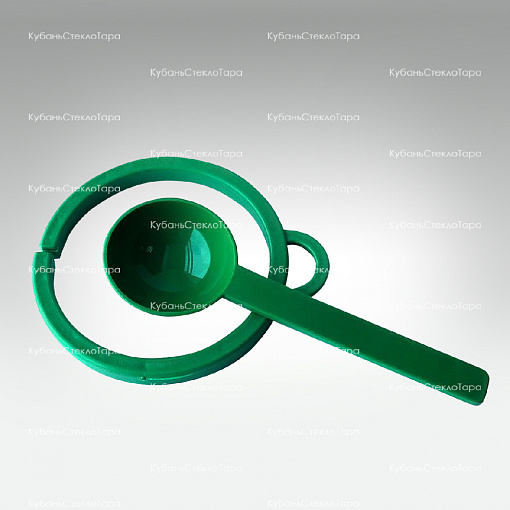 Кольцо и ложка на банку зеленые (82) оптом и по оптовым ценам в Ставрополе