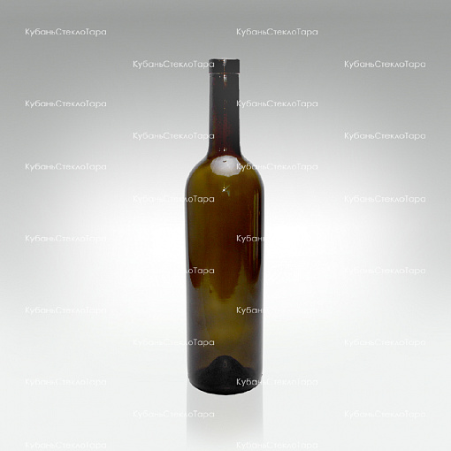 Бутылка 0,750 Бордо оливковая (П-29-А4) стекло оптом и по оптовым ценам в Ставрополе