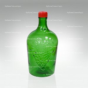 Винная бутылка 3 л (38) зеленая стекло оптом и по оптовым ценам в Ставрополе