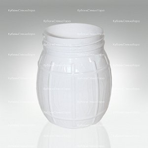 Пластик Бочонок 0,500 (82) Белый оптом и по оптовым ценам в Ставрополе