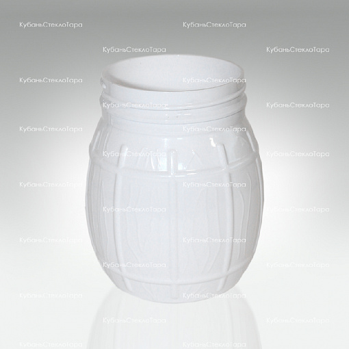 Пластик Бочонок 0,500 (82) Белый оптом и по оптовым ценам в Ставрополе