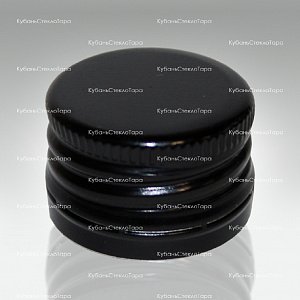 Колпачок алюминиевый с резьбой (28*18) черный в Ставрополе оптом и по оптовым ценам