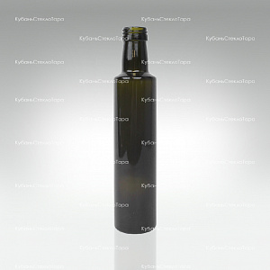Бутылка 0,250  (31,5)"DORIKA" оливковая стекло оптом и по оптовым ценам в Ставрополе