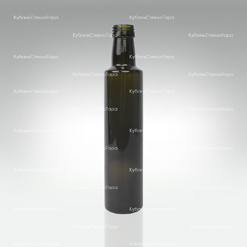 Бутылка 0,250  (31,5)"DORIKA" оливковая стекло оптом и по оптовым ценам в Ставрополе