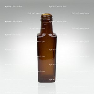 Бутылка 0,100  Гранит ВИНТ (28) Коричневая стекло оптом и по оптовым ценам в Ставрополе